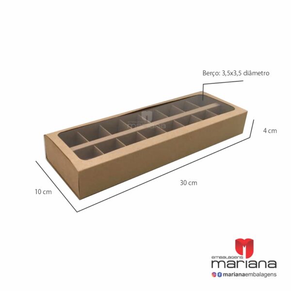 Caixa Moldura 16 doces