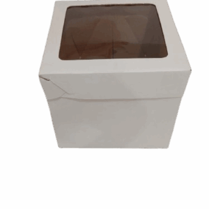 Caixa Mini Bolo C/Visor- 10 Unidades